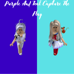 Purple And Teal Capture The Flag