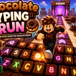 Chocolate Typing Run 🍩 icon