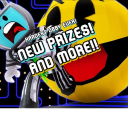 [OBBY] Escape the Giant Pac-Man {FREE PRIZES!}