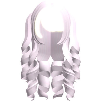 ♡ GLOWING yellow princess swirls emissive hair 7. 