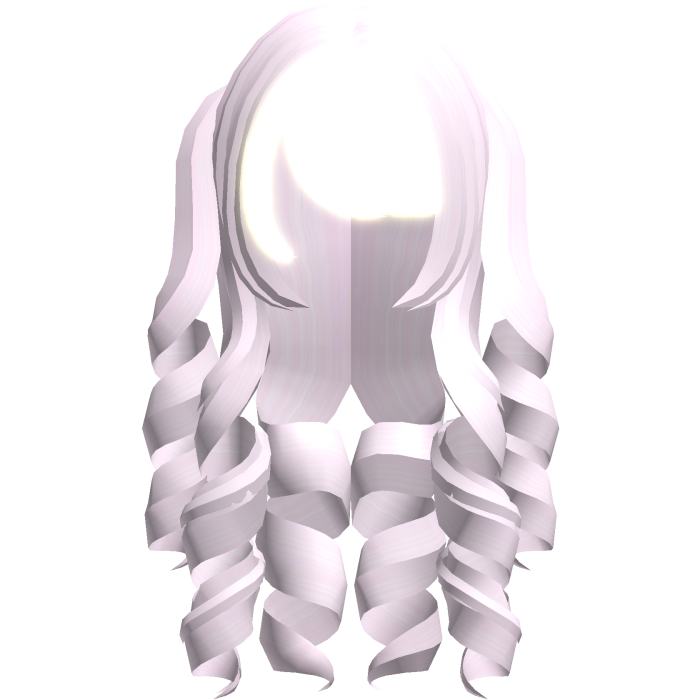 ♡ GLOWING yellow princess swirls emissive hair 7. 