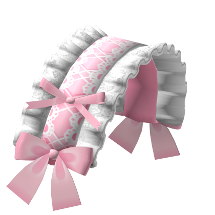 Cute Pink Ribbon Bonnet