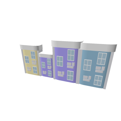 preppy city buildings ~ made by brviah!!