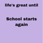I hate school army