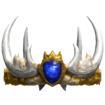 24k Gold Heart Circlet of Blue Power