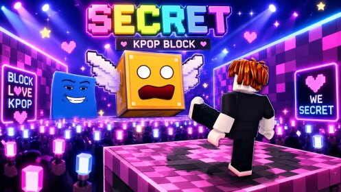 Kick a lucky block for Kpop