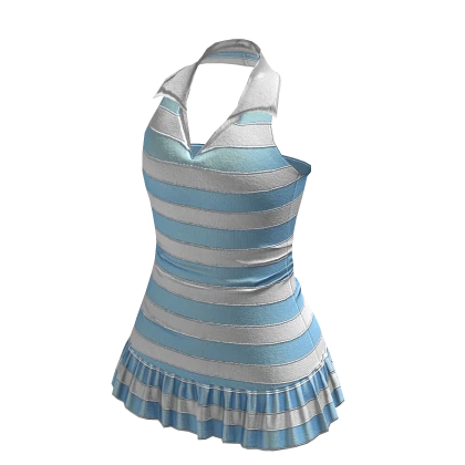 juicy couture pink and green striped dress Mayfair Dress main image 1