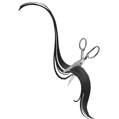 scissors cutting hair black ADD-ON Roblox item