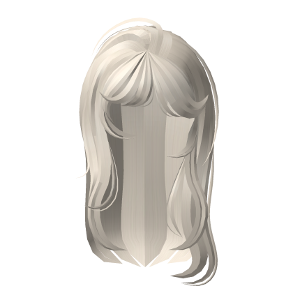 Layered Y2k Cream White Hair Roblox item