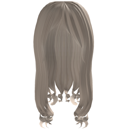Flowing Effortless Curls Hairstyle In Platinum
