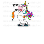 Scarlet unicorns