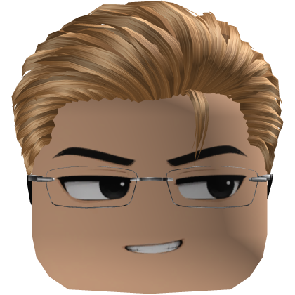 Blonde Slickback Cuteboy w/ Glasses 