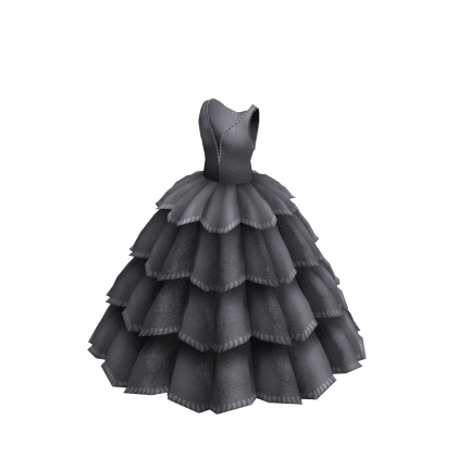 4 Layered Wedding Dress | Gray thumbnail