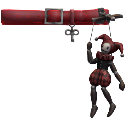 Red Jester Puppet Belt Roblox item