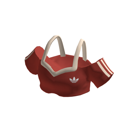 adidas Cropped Red American Football Jersey thumbnail