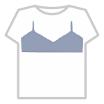 Cute Aesthetic Blue Crop Top 💙