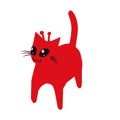 Red Alien Cat Suit