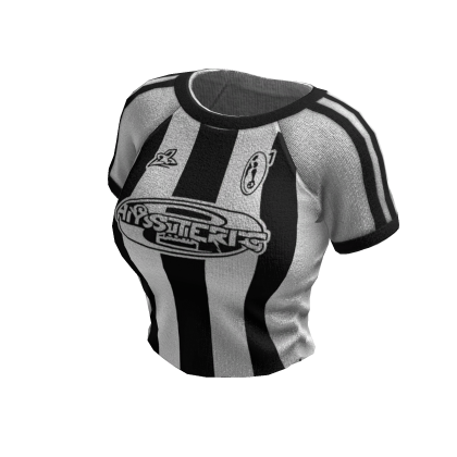 Striped Sporty Tee (White Black)