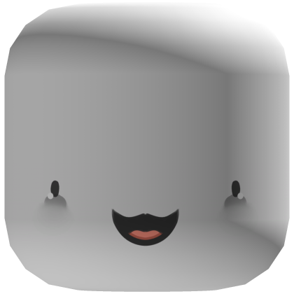 ♡ (White) Dumb Tiny Derpy Silly Smile Face  Roblox item