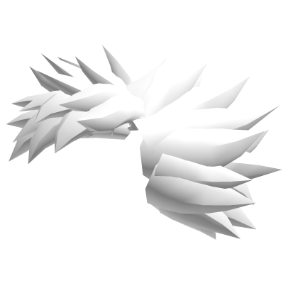 Protogen Head Fluff | White PBR Roblox item