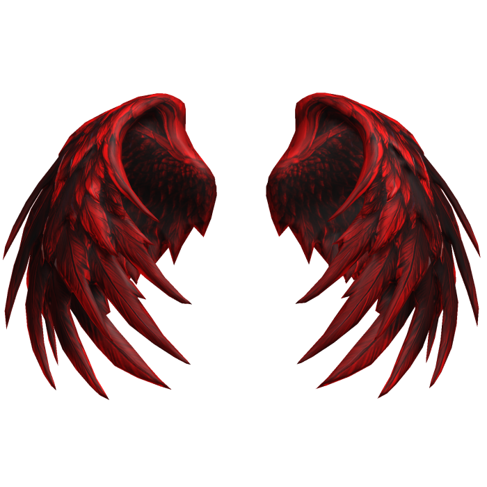 Big Red Vigilant Demon Wings