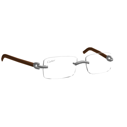 Silver Clear Cartier Shades