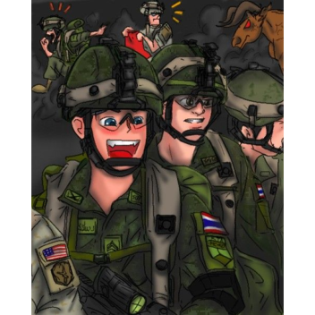 ทหารไทยใจกล้า