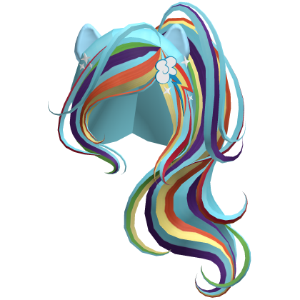 Rainbow Dash MLP Ponytail Hair Roblox item