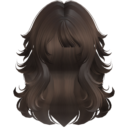 Chibi Anime Fluffy Layered Hair (Brown) 