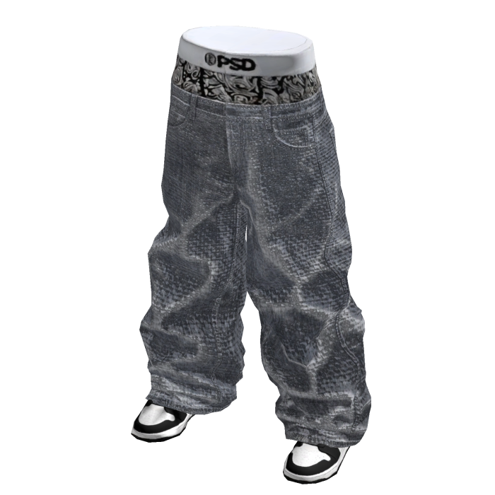Grey PDS Boxer Saggy Jeans