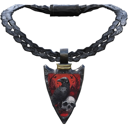 Iced Out y2k Halloween Emo Chain Crow 1.0
