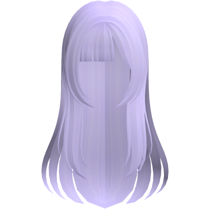 shoujo anime girl hair w side bangs purple Roblox item