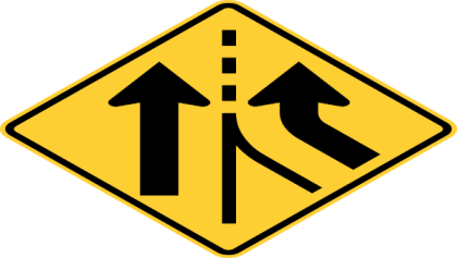 New Lane Added Right Sign Roblox decal