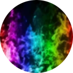 Rainbow Flame Skin
