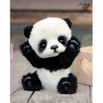 Baby panda love