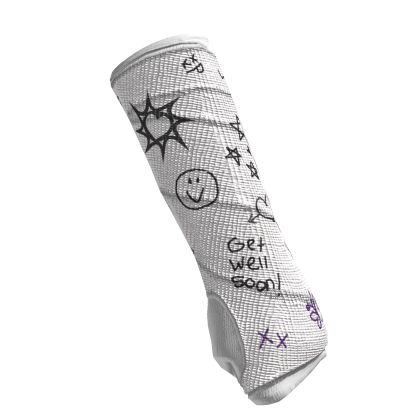 ✨ School Arm Cast White Academia