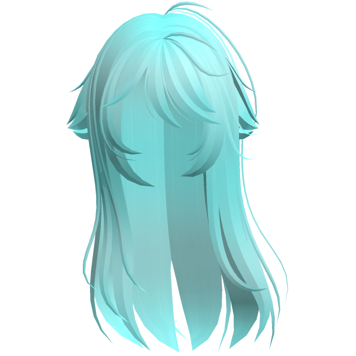 Blue Shy Moe Cat Girl Windy Whispy Hair