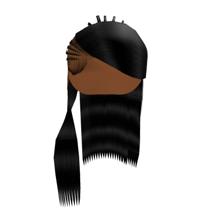 Half Up Half Down Side Cassie Braids