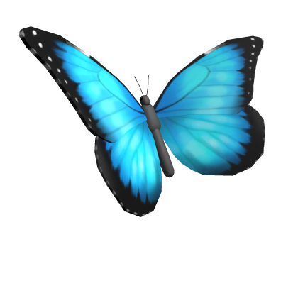 Blue Butterfly Hairpiece