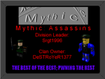 Mythic: Assassins