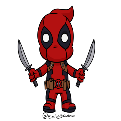 deadpool chibi Roblox decal