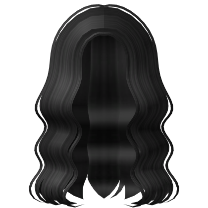 Beautiful Long Wavy Hair in Black