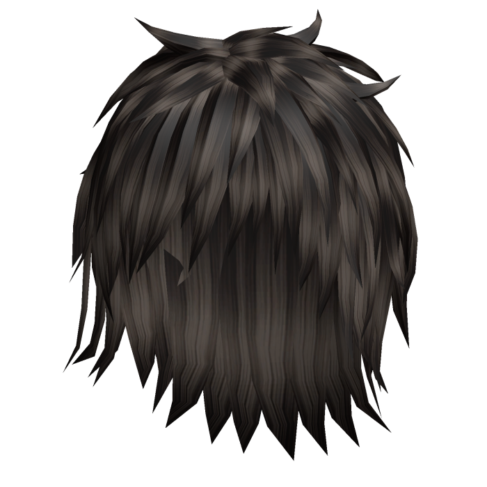 Dark Brown Long Messy Anime Moe Hair 35.