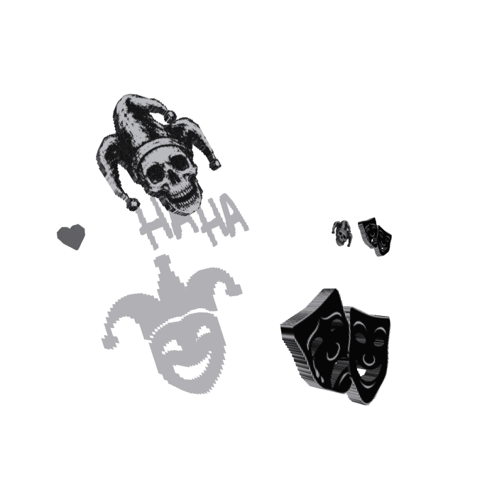 [Animated] Black Mourning Jester {Aura}