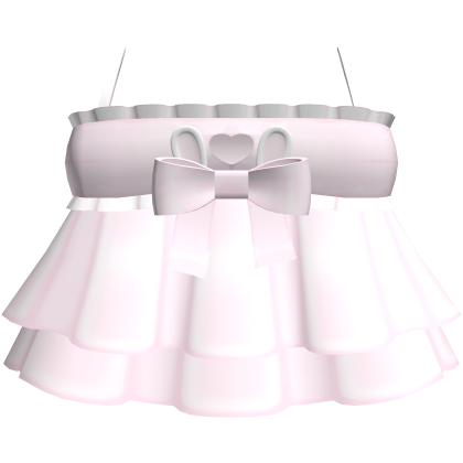 ♡ : cute pink heart cutout bunny dress Roblox item