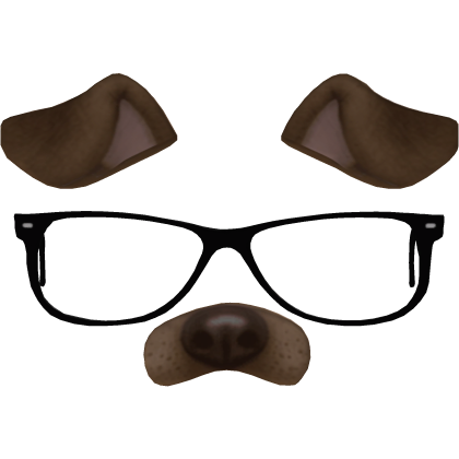 Cute Dog Filter With Glasses