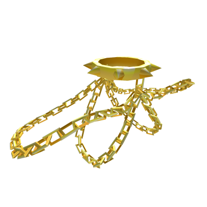 Long golden neck chain a regect Roblox item