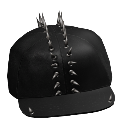 Spiked N Pierced Emo Vkei Hat Cap Black