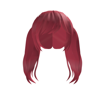 Twintails Hair red Roblox item