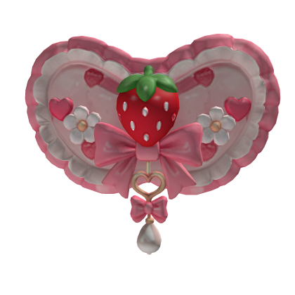 Strawberry Heart Pacifier